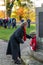 This is a scene from Village Remembrance at Fochabers, Moray, Scotland.