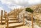 Sceneries of The Agora at Segesta Archaeological Park in Trapani, Italy.