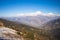 Scenery of Annapurna Massif in the Himalayas in nepal