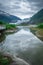 Scenery around mendenhall glacier park in juneau alaska