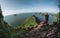 Scenery of beach and island from Khao Lom Muak viewpoint