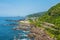 Scenery of Beiguan tidal park in Yilan, taiwan