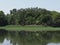 Scenery of breeding pond in Goczalkowice, Poland