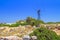 Scenery of Crete with windmill