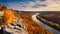 scenery fall rock panorama landscape