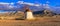 Scenery of Fuerteventura. beautiful landscape with windmill. Canary islands