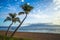 Scenery at kaanapali beach in maui island, hawaii