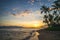 Scenery at kaanapali beach in maui island, hawaii