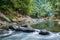 Scenery in Khao Sok National Park in Thailand. Khao Sok National Park the rain jungle forest in Surat Thani province