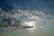 scenery of morning clouds in the sky of Paros, Cyclades island, Greece