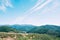 Scenery in the Picos de Europa on a sunny hiking day