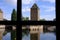 Scenery of Ponts Couverts Tower from the Window at Strasbourg