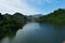 scenery of the reservoir and Bang Lang Dam Bannang Sata Yala Thailand