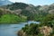 scenery of the reservoir and Bang Lang Dam Bannang Sata Yala Thailand