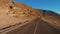 Scenery road through the amazing landscape of Death Valley National Park California