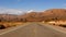 Scenery road through Arizona. in 4k.