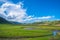 Scenery of Ruoergai grassland in early autumn