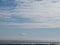 Scenery of sky, clouds and shore on a late winter afternoon, Vancouver, 2018