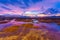 scenery sunrise above the coral reef