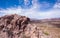 Scenery of the Tonto National Forest with Hohokam ruins, hillfort, petroglyphs in Arizona, the US