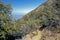 Scenery of the trek of La Campana National park in central Chile, South America