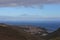 Scenery valley in Spain.Nature landscape. Cactus,vegetation and sunset panorama in Tenerife