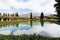 Scenery view of the italian mountains from the Villa Adriana or Hadrian s Villa archaeological site in Tivoli - Rome