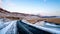 Scenery view from the Ring Road around Iceland during Winter