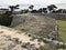 Scenery view of Zakimi Castle Ruins in Okinawa, Japan.