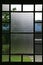 Scenery of windows glass pattern