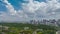 Scenery of Wuhan city skyline in summer