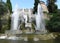 Scenes and Views of Villa d`Este, Tivoli, Italy