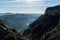 Scenic aerial Montserrat vista near Barcelona