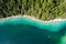 Scenic Aerial Shoreline Vista of the Eibsee Lake