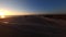 Scenic aerial shot of the Sankt Peter-Ording at the North Sea beach