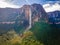 Scenic Aerial view of Angel Fall world`s highest waterfall