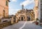 Scenic afternoon sight in Sorano, in the Province of Grosseto, Tuscany Toscana, Italy.