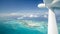 Scenic airview dream beaches, bahamas