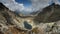 Scenic Alpine Lake Mountains Panorama