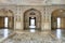 Scenic Architectural Details and Wall Decoration inside Agra Fort in Agra, Uttar Pradesh Region of India