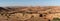 Scenic arid Moroccan landscape somewhere between Essaouira and El Jadida