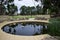 Scenic artificial lake in Joondalup Central Park