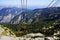 Scenic autumn landscape of the Austrian Alps from the Krippenstein Dachstein cable car.