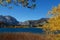 Scenic autumn landscape in June Lake Loop, California