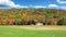 Scenic autumn landscape in Rural Vermont