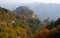 Scenic autumn landscape in Wudang mountains, Hubei, China