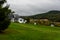 Scenic Autumn View of Farmhouse - Appalachian Mountains - New York