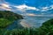 Scenic bay at Muriwai in New Zealand