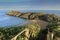 Scenic beach in Cantabria, Spain