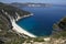 Scenic beach at Kefalonia island